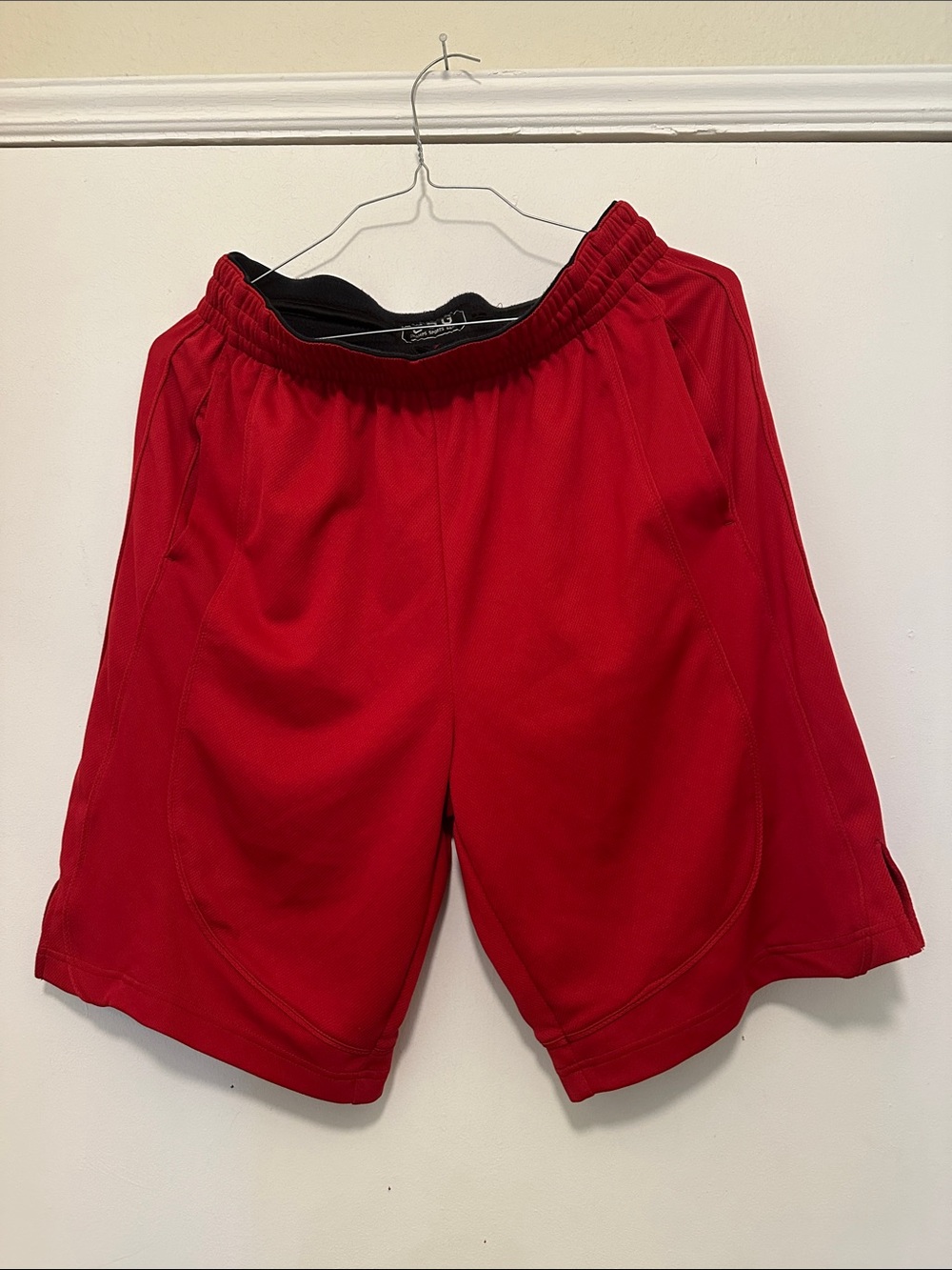 CSG Champs Sports Gear Red Athletic Shorts - L/G